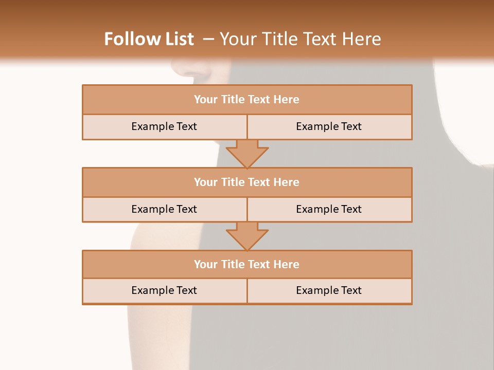 Make Up Brunette Healthy PowerPoint Template