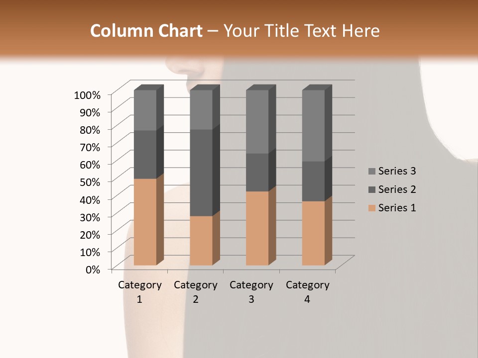 Make Up Brunette Healthy PowerPoint Template