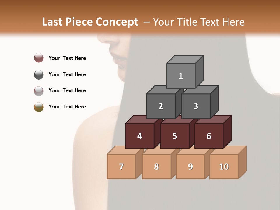 Make Up Brunette Healthy PowerPoint Template