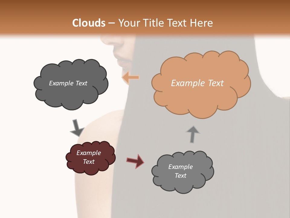 Make Up Brunette Healthy PowerPoint Template