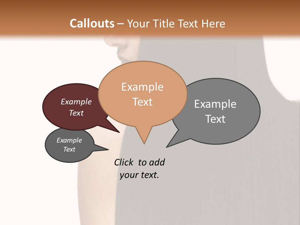 Make Up Brunette Healthy PowerPoint Template