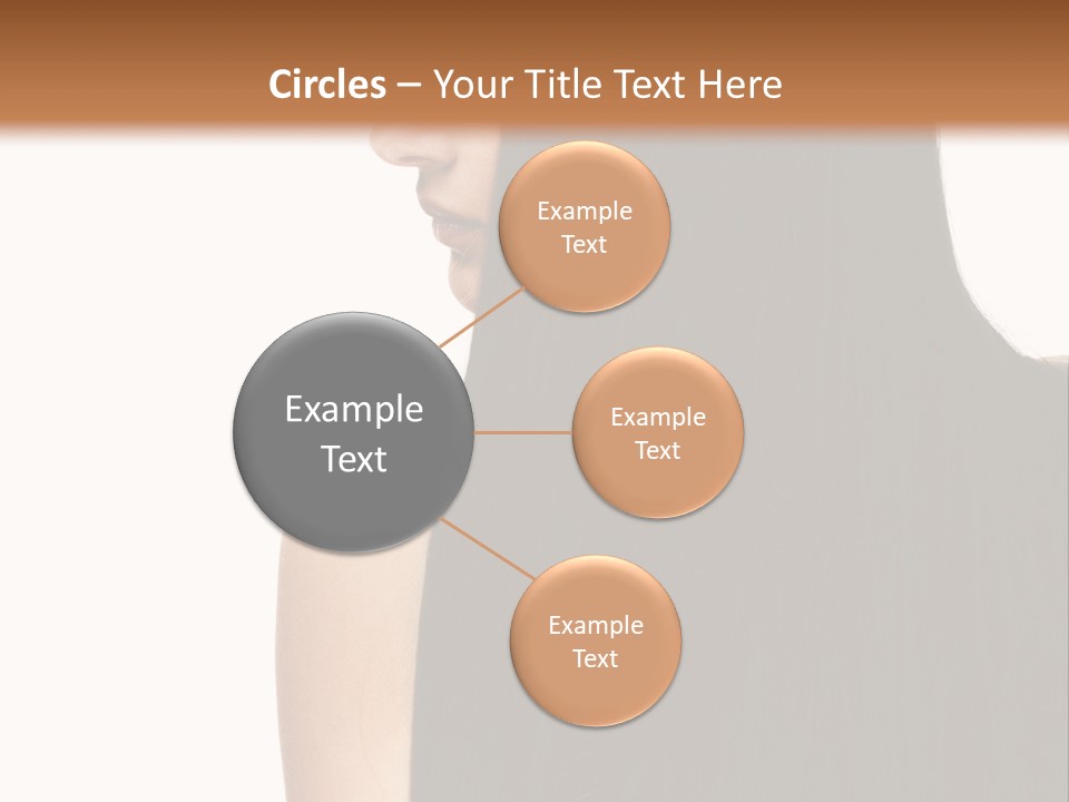 Make Up Brunette Healthy PowerPoint Template