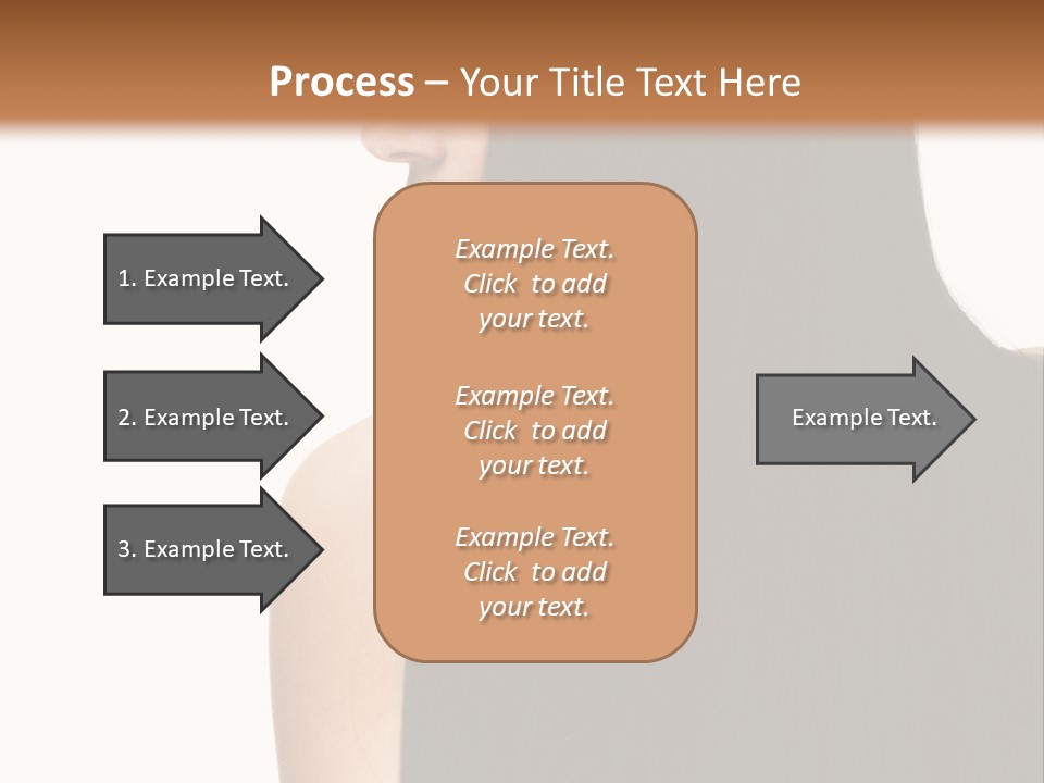 Make Up Brunette Healthy PowerPoint Template