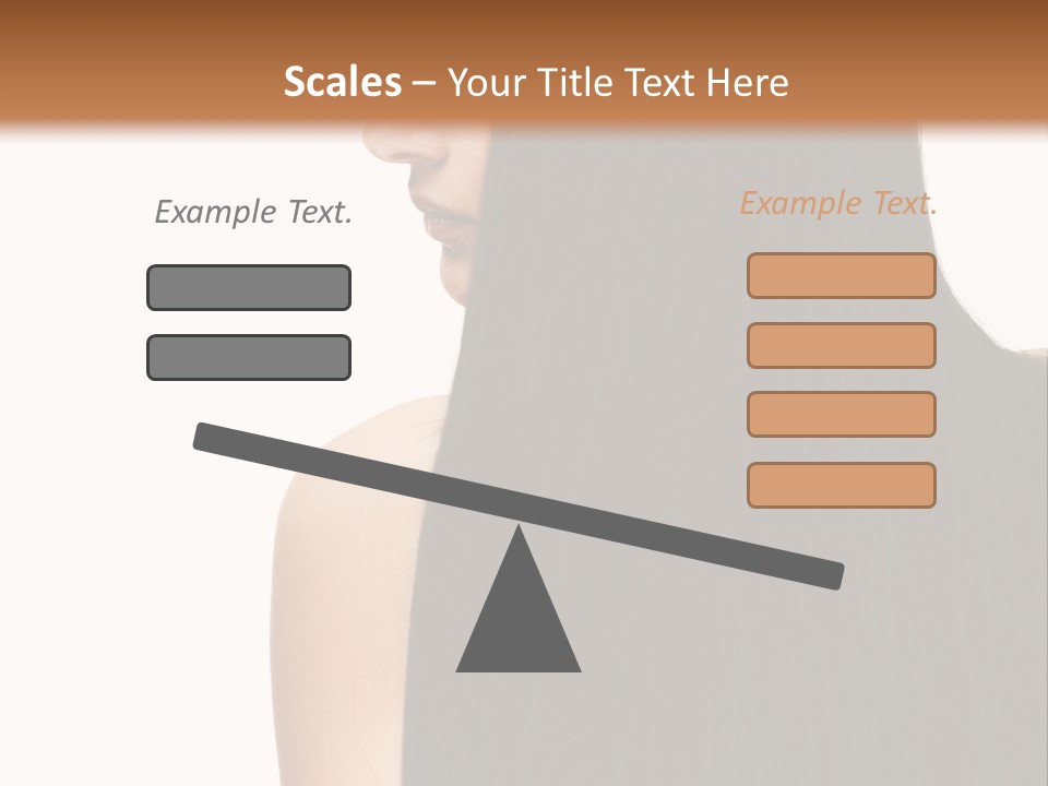 Make Up Brunette Healthy PowerPoint Template