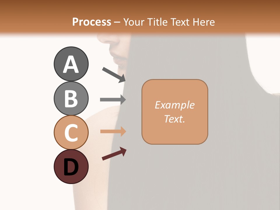 Make Up Brunette Healthy PowerPoint Template