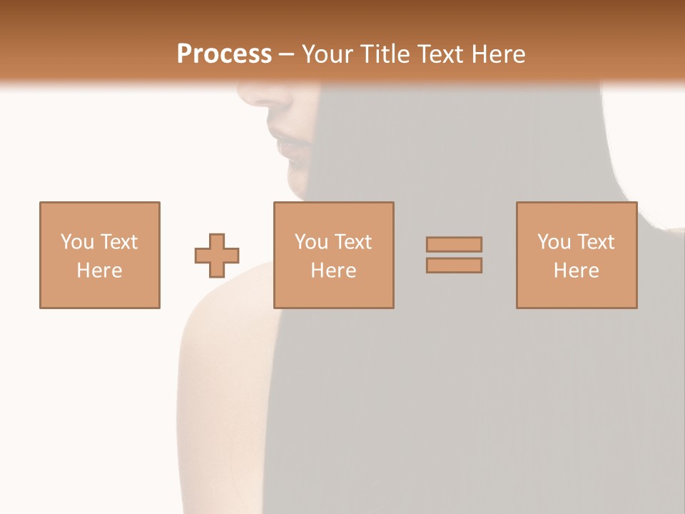 Make Up Brunette Healthy PowerPoint Template