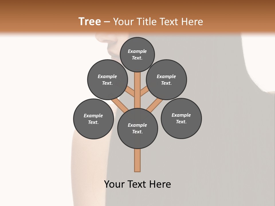 Make Up Brunette Healthy PowerPoint Template