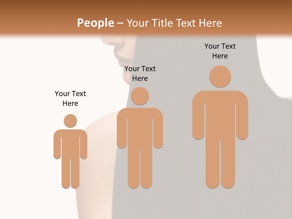 Make Up Brunette Healthy PowerPoint Template