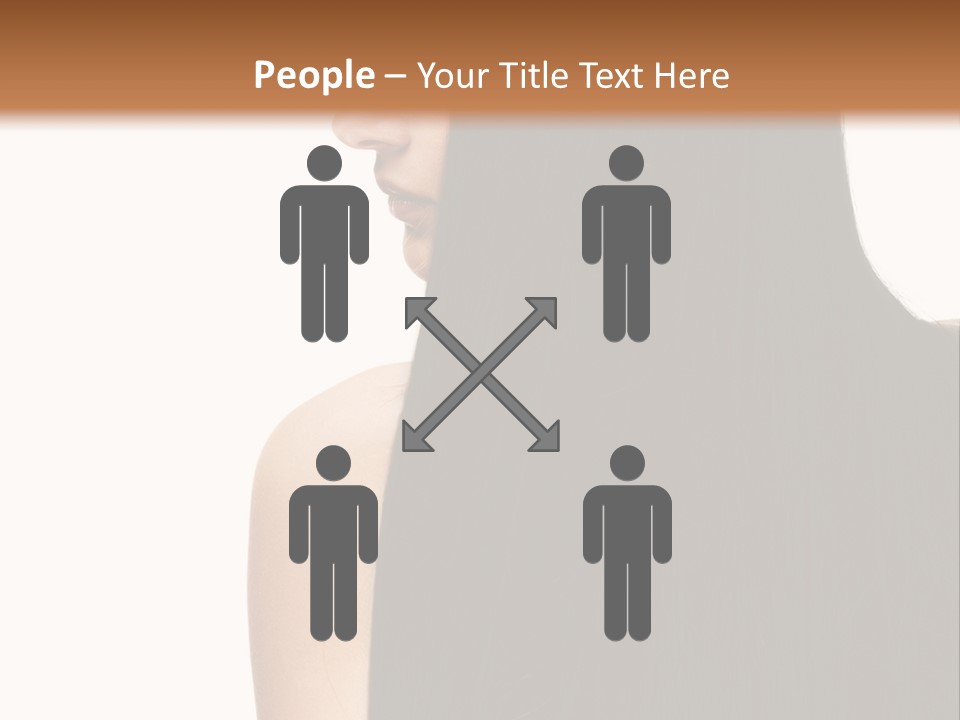 Make Up Brunette Healthy PowerPoint Template