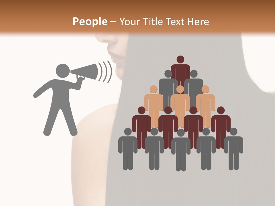 Make Up Brunette Healthy PowerPoint Template