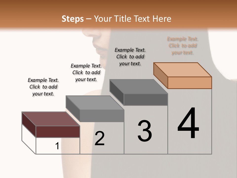 Make Up Brunette Healthy PowerPoint Template