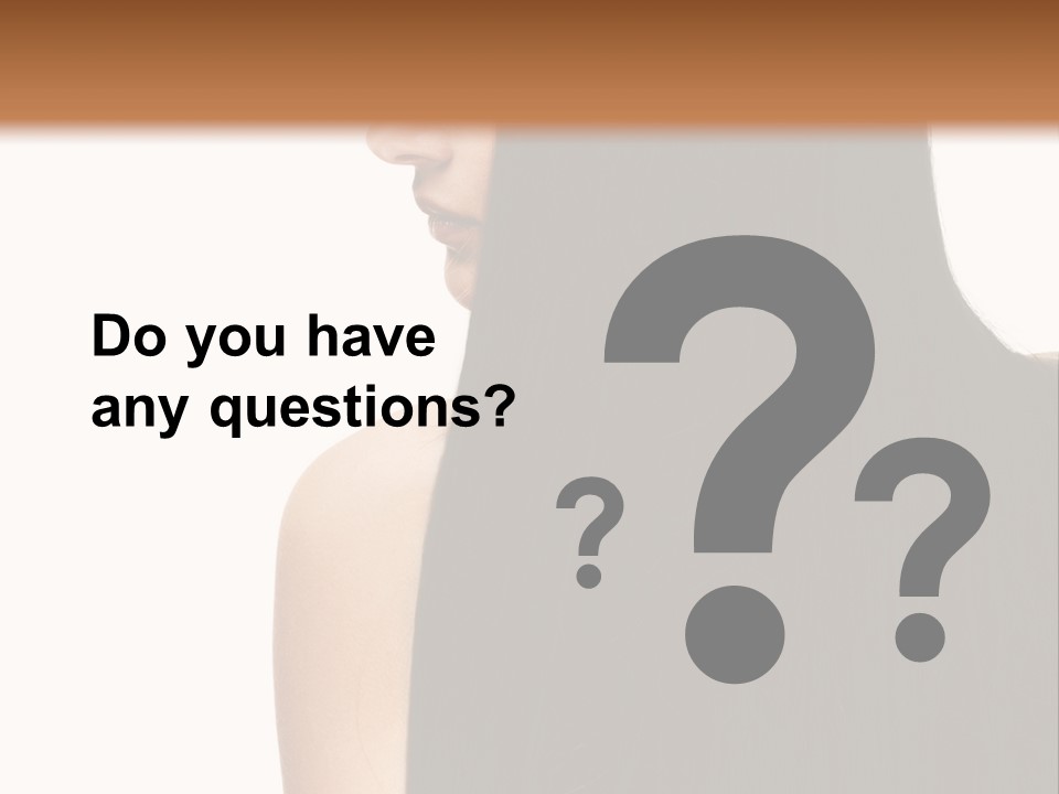 Make Up Brunette Healthy PowerPoint Template