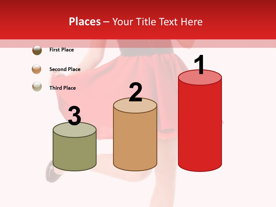 Young Lady Fresh PowerPoint Template