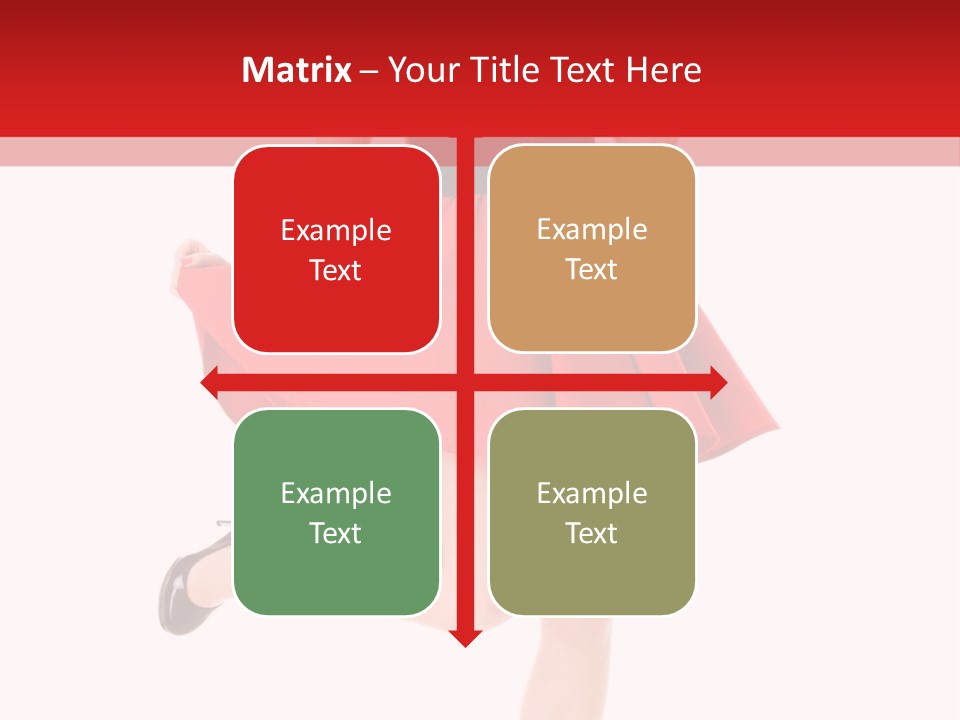 Young Lady Fresh PowerPoint Template