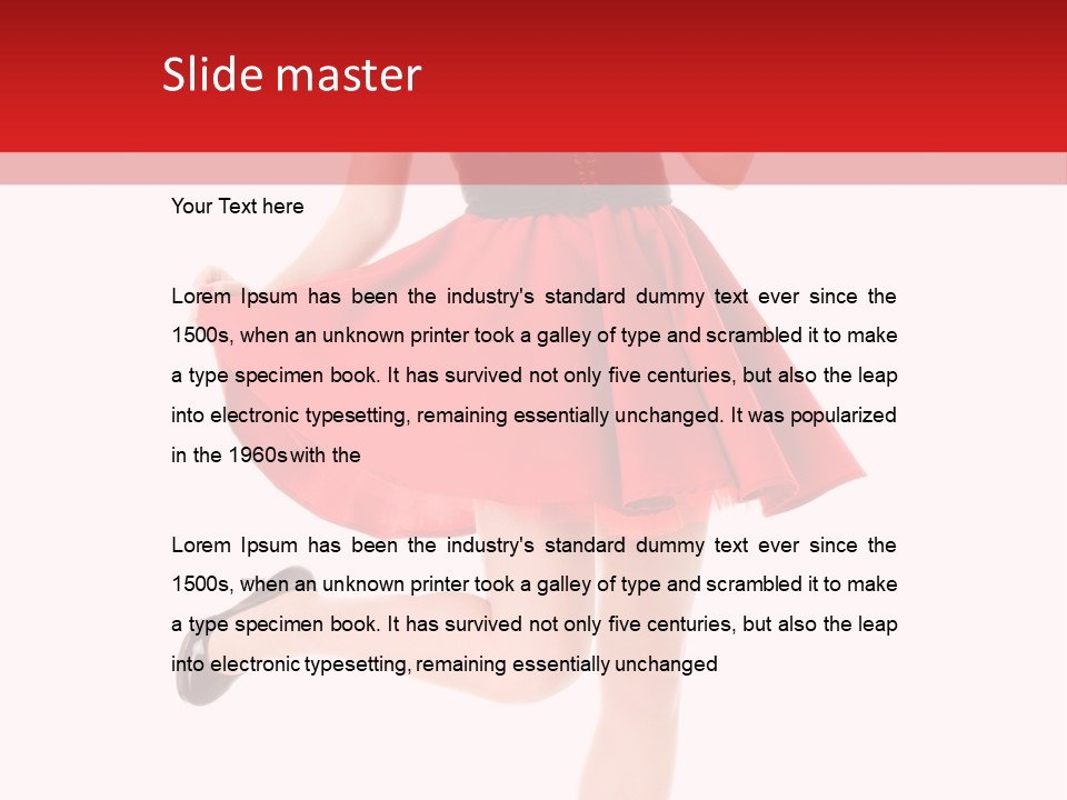 Young Lady Fresh PowerPoint Template