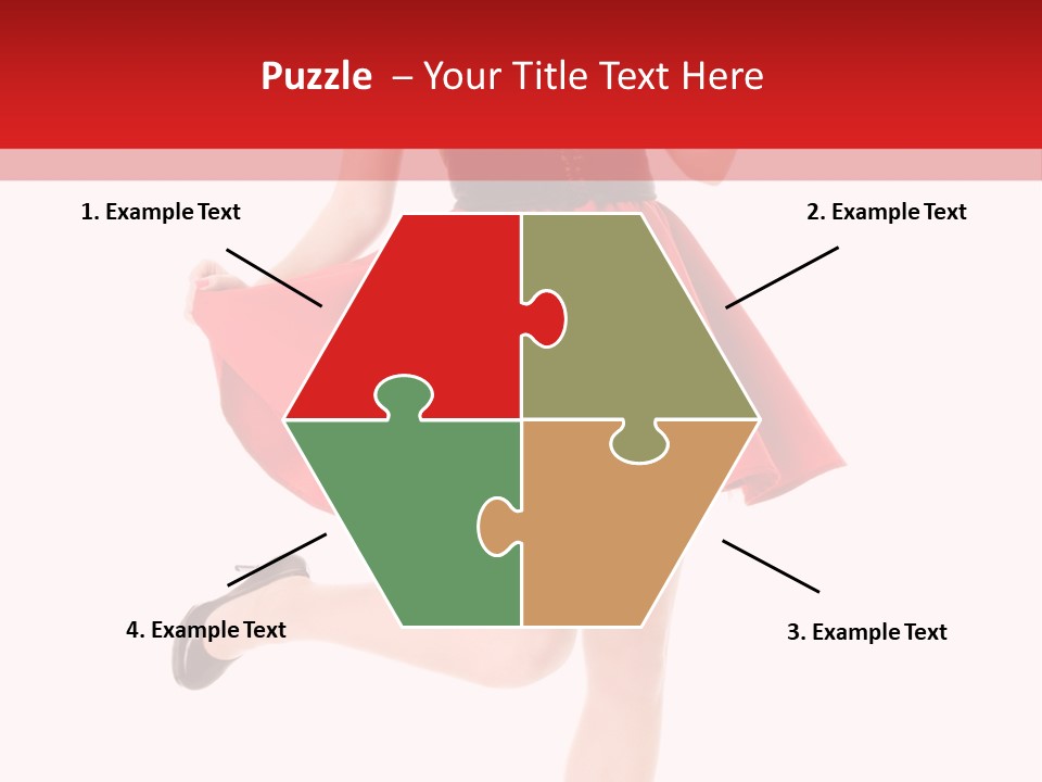 Young Lady Fresh PowerPoint Template