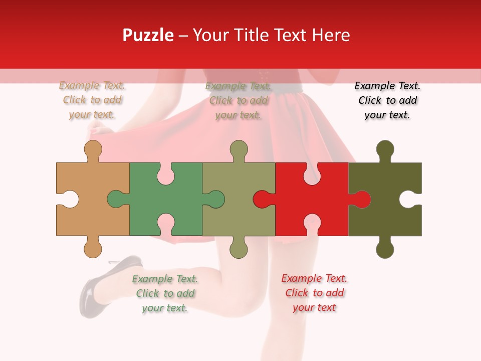 Young Lady Fresh PowerPoint Template