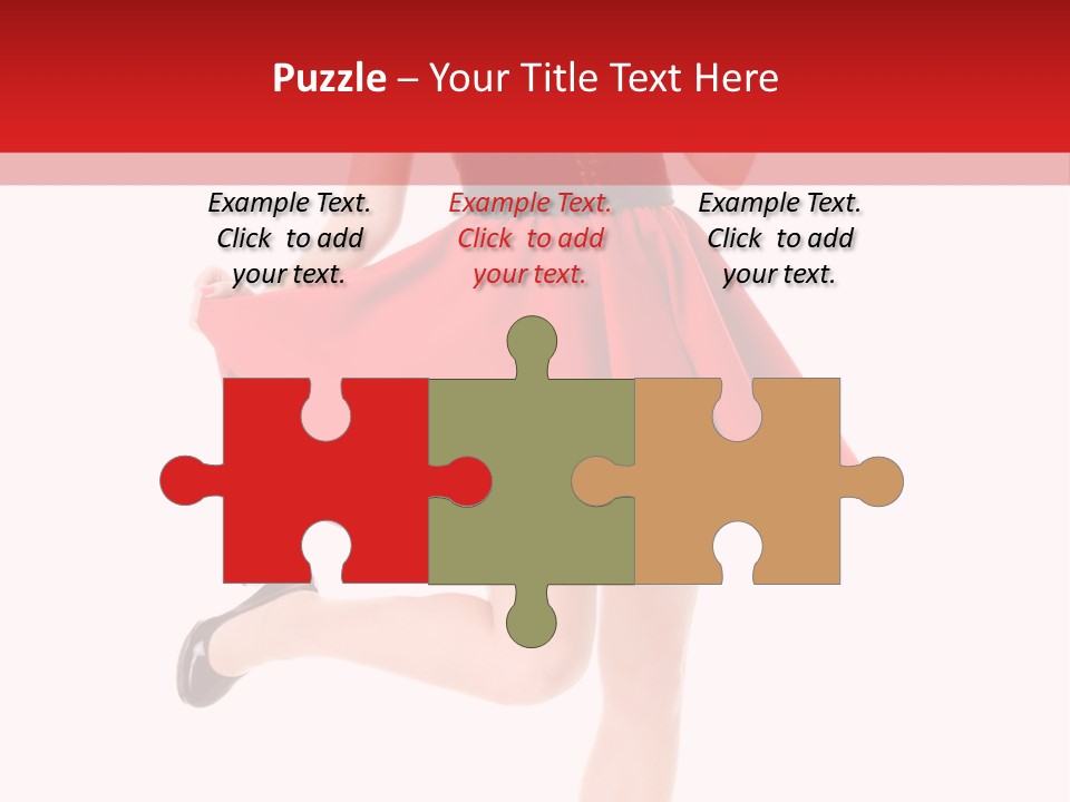 Young Lady Fresh PowerPoint Template