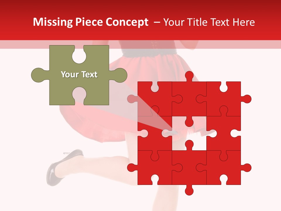 Young Lady Fresh PowerPoint Template