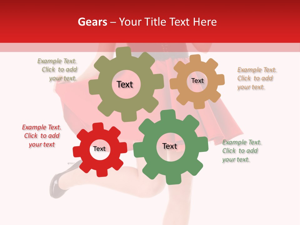 Young Lady Fresh PowerPoint Template