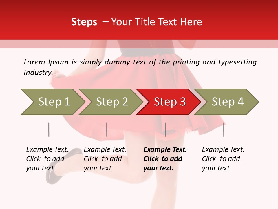 Young Lady Fresh PowerPoint Template