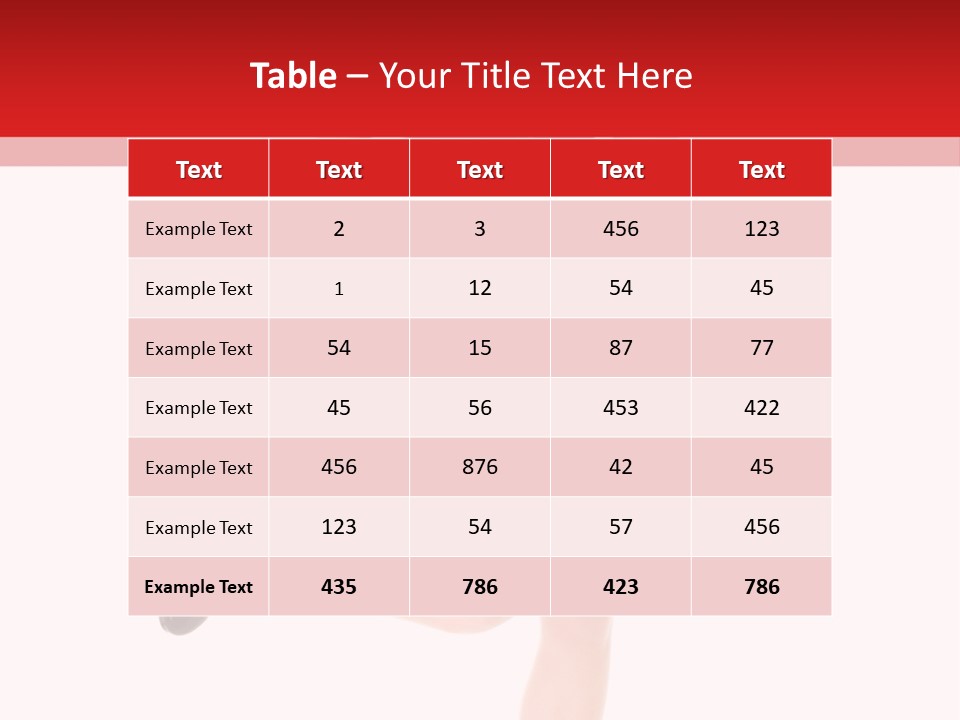 Young Lady Fresh PowerPoint Template