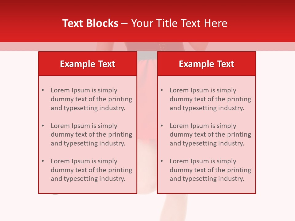 Young Lady Fresh PowerPoint Template