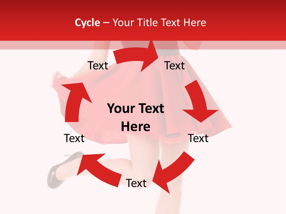 Young Lady Fresh PowerPoint Template