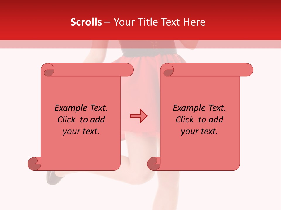 Young Lady Fresh PowerPoint Template