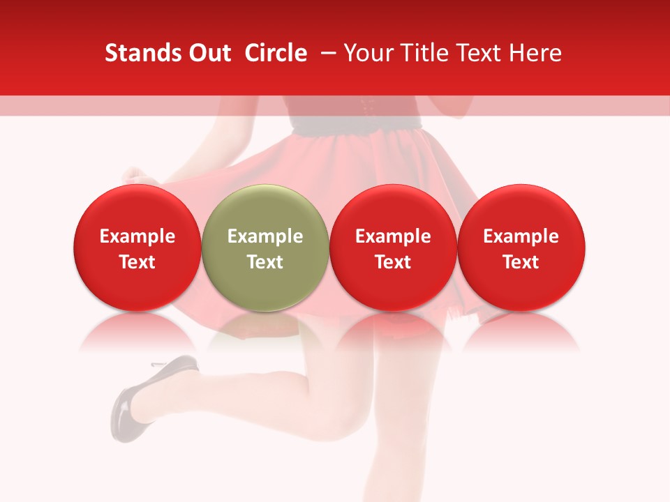 Young Lady Fresh PowerPoint Template