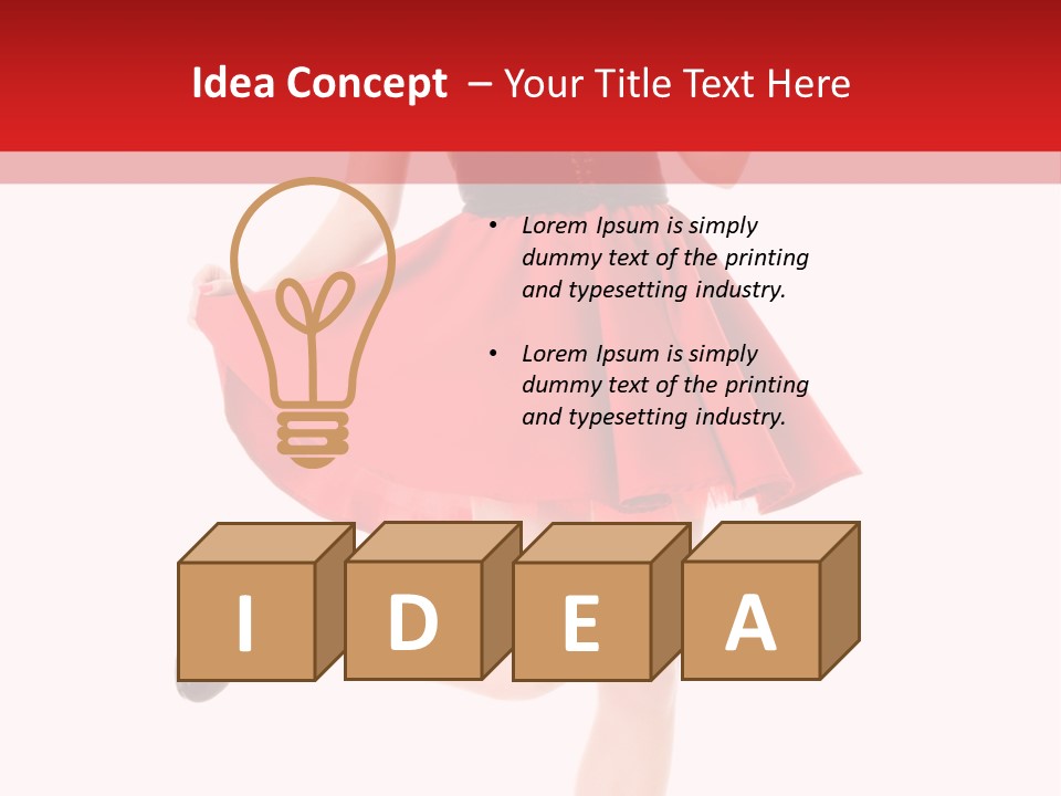 Young Lady Fresh PowerPoint Template