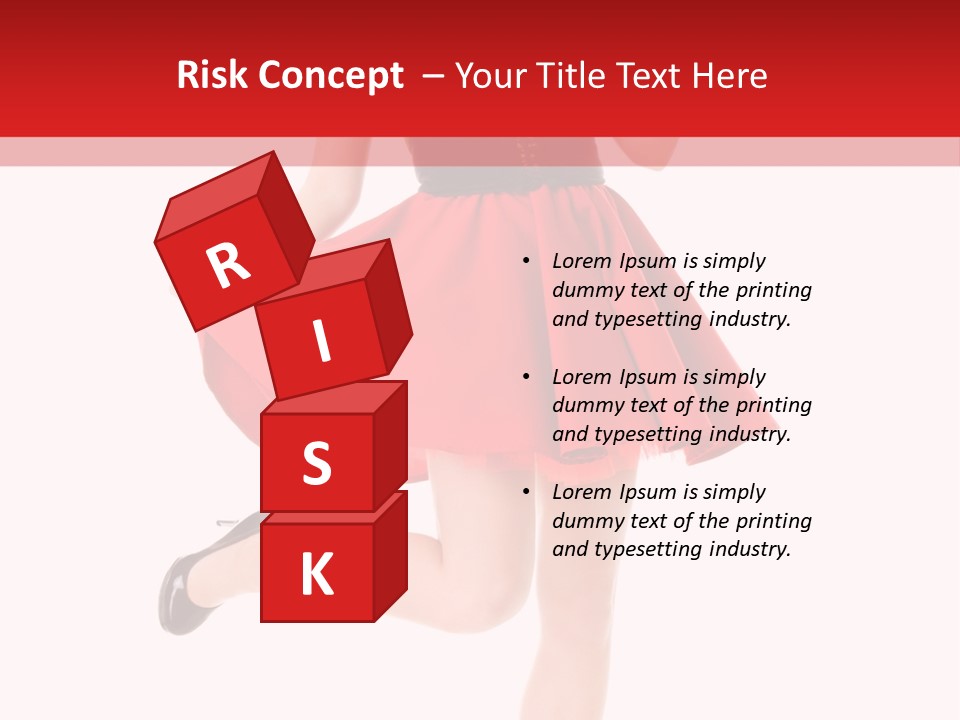 Young Lady Fresh PowerPoint Template