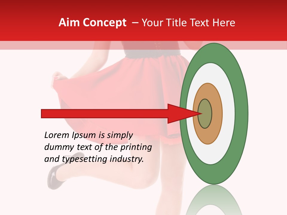 Young Lady Fresh PowerPoint Template