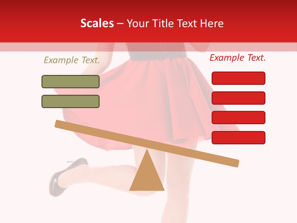 Young Lady Fresh PowerPoint Template