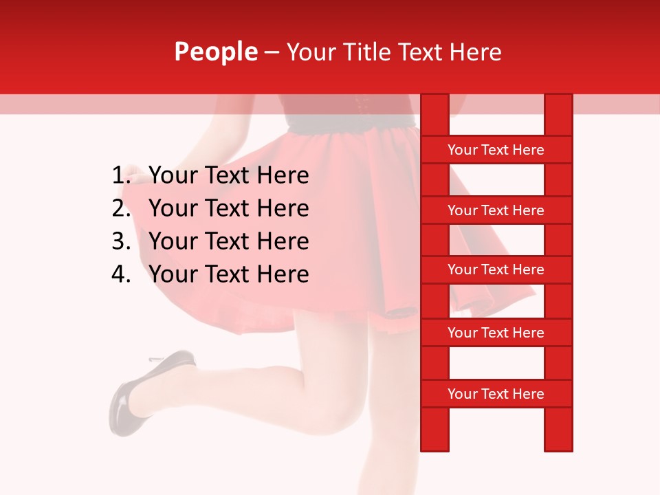 Young Lady Fresh PowerPoint Template