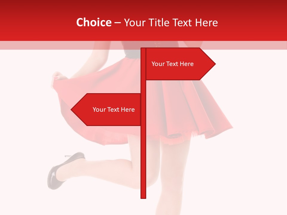 Young Lady Fresh PowerPoint Template