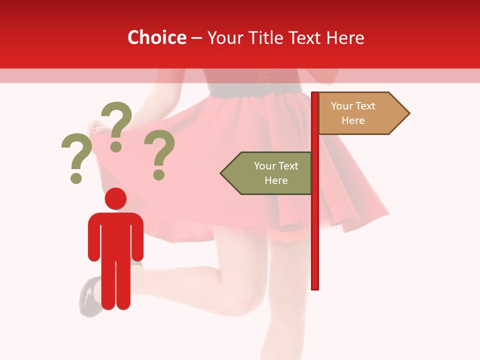 Young Lady Fresh PowerPoint Template