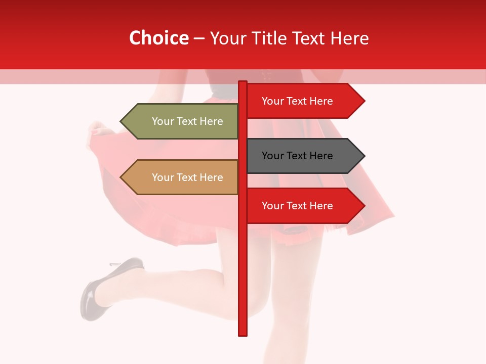 Young Lady Fresh PowerPoint Template