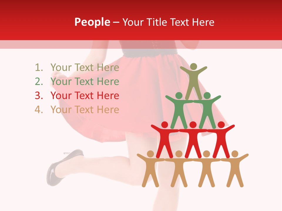 Young Lady Fresh PowerPoint Template