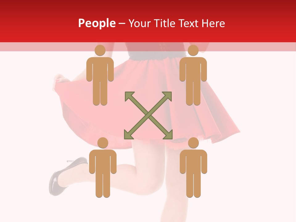 Young Lady Fresh PowerPoint Template