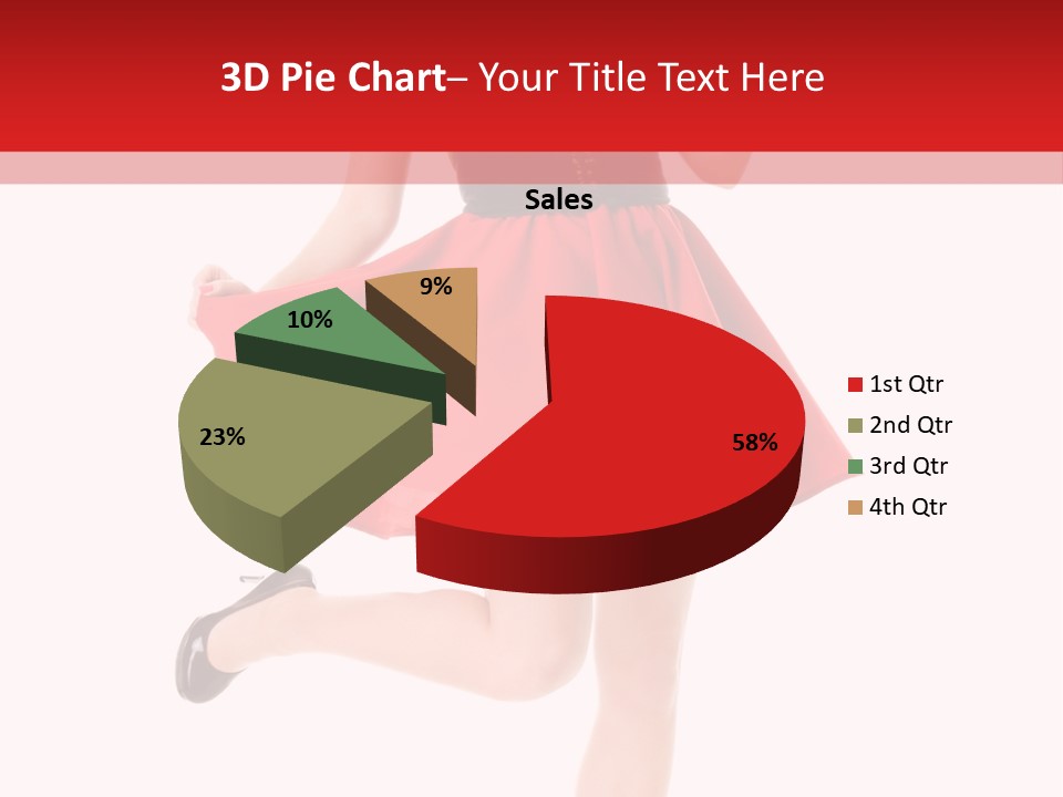 Young Lady Fresh PowerPoint Template