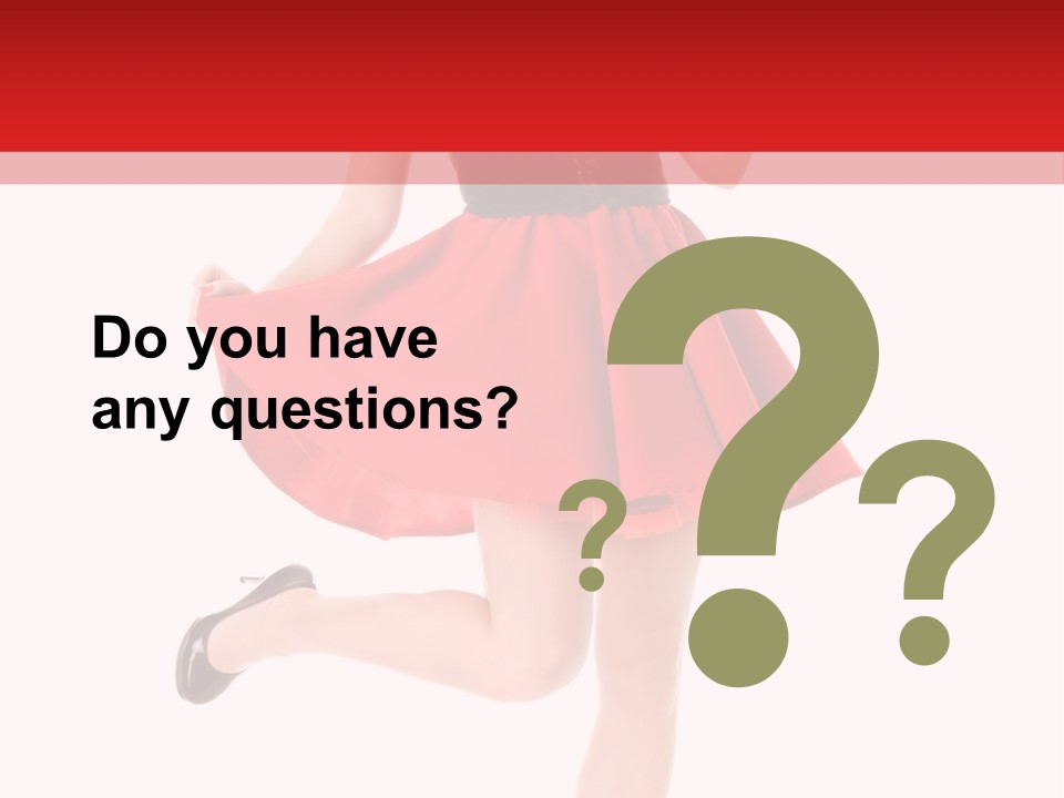 Young Lady Fresh PowerPoint Template