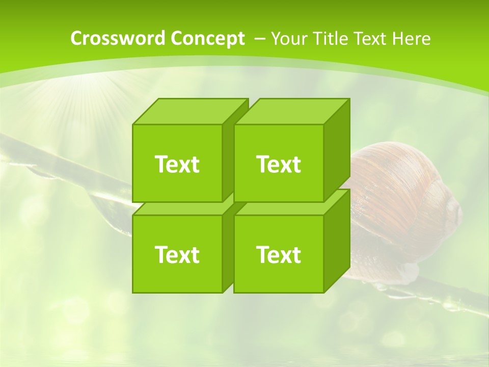 Garden Slow Freshness PowerPoint Template