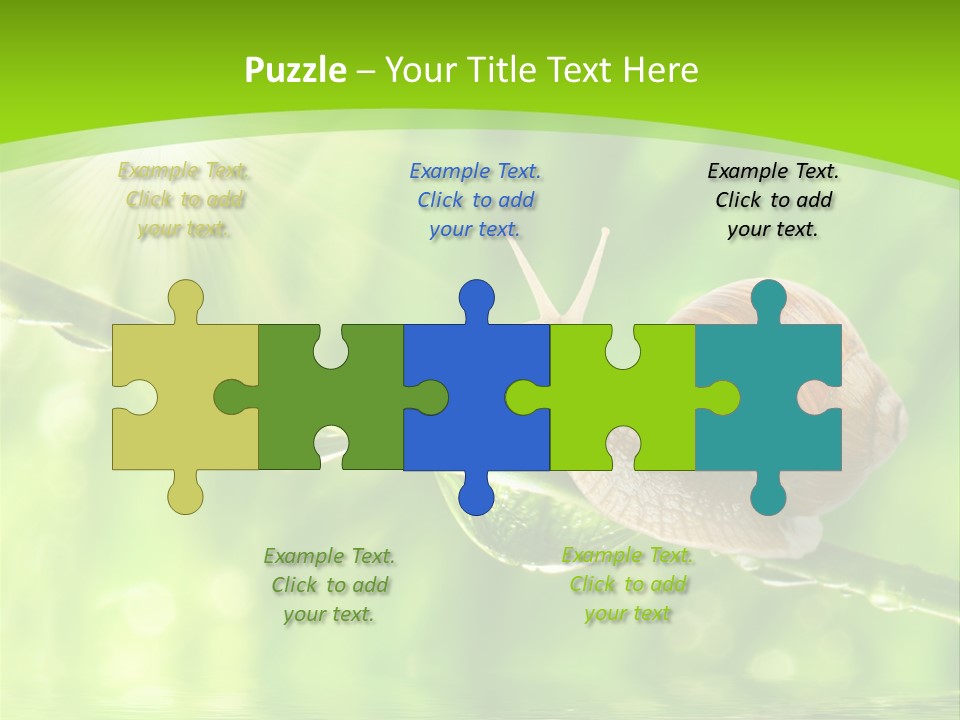 Garden Slow Freshness PowerPoint Template