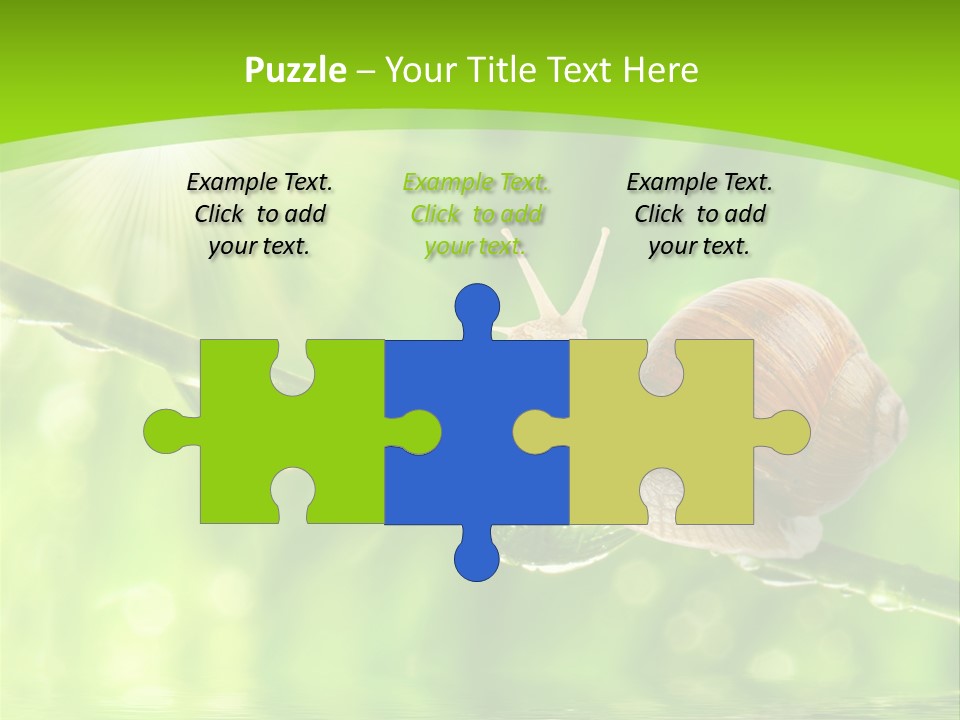 Garden Slow Freshness PowerPoint Template