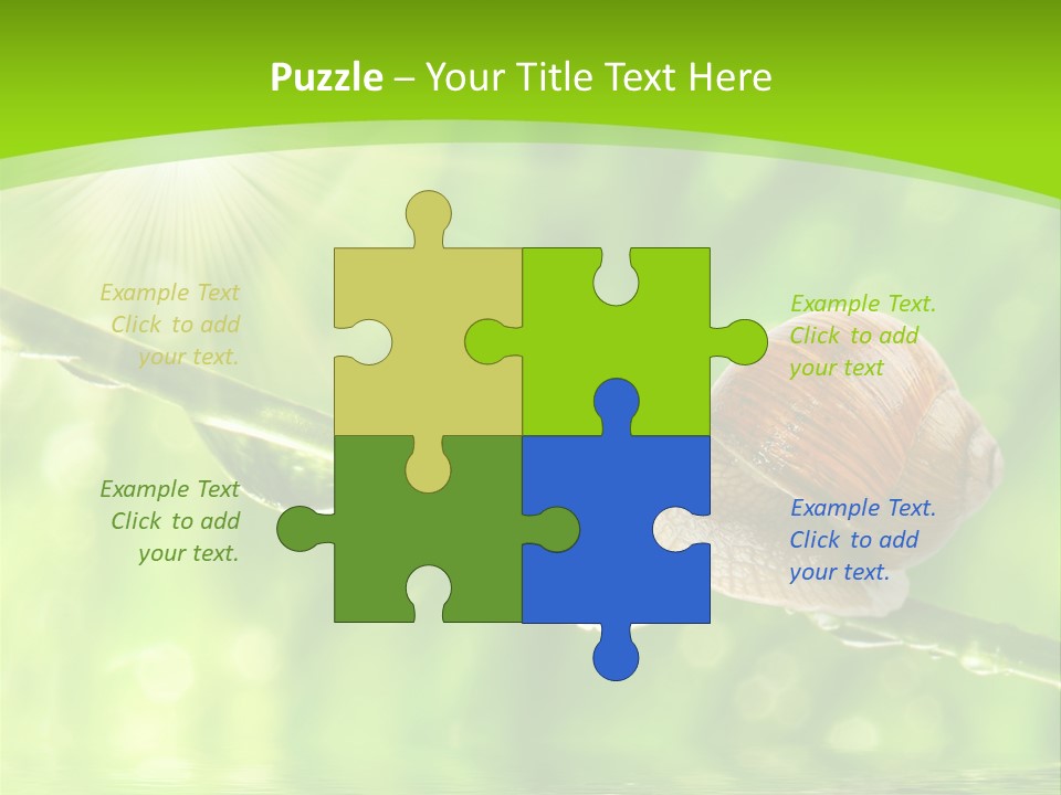 Garden Slow Freshness PowerPoint Template