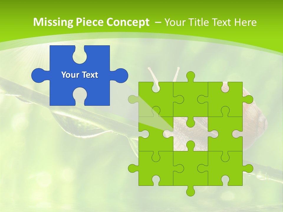 Garden Slow Freshness PowerPoint Template