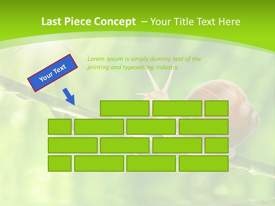 Garden Slow Freshness PowerPoint Template