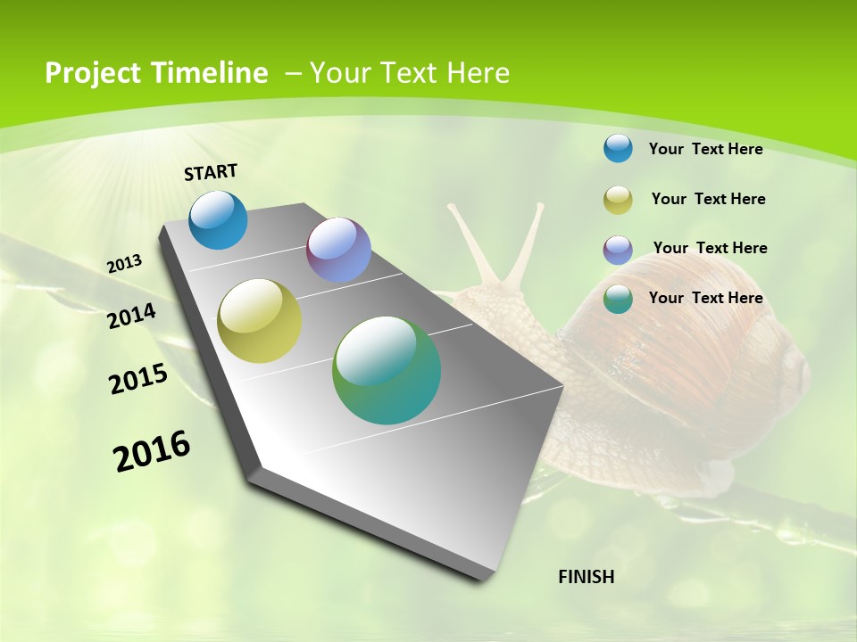 Garden Slow Freshness PowerPoint Template
