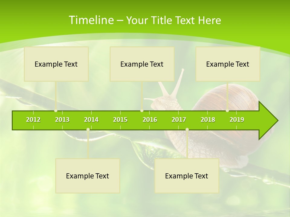 Garden Slow Freshness PowerPoint Template